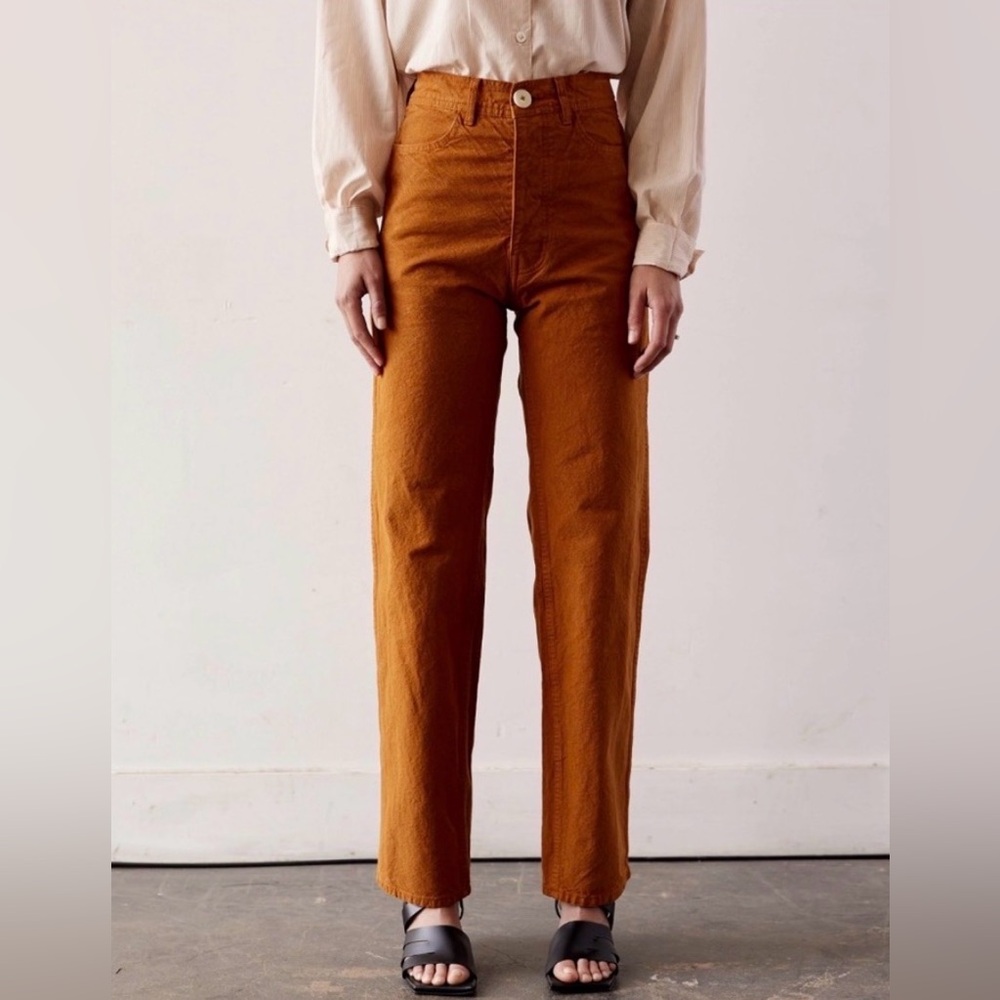 Jesse Kamm Ranger Pants in Clay. Petite inseam!